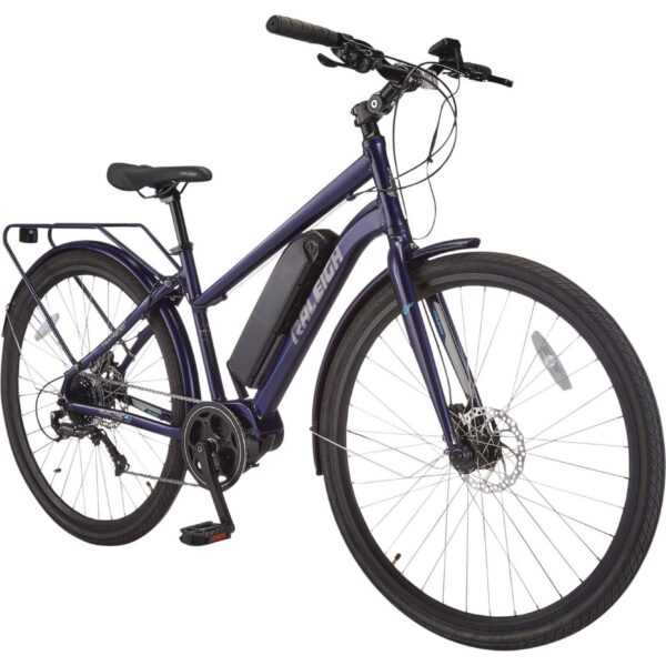 Vélo électrique tout-terrain Raleigh Getaway 36 V, 700C roues, bleu