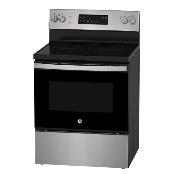 Cuisinière électrique autoportante 30 po avec tiroir de rangement Ge – Jcb630svss