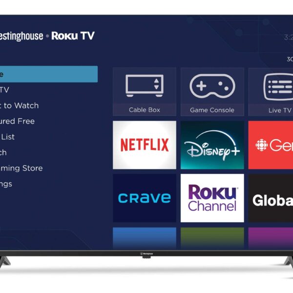 Téléviseur intelligent Westinghouse UHD 4K Roku, 50 po