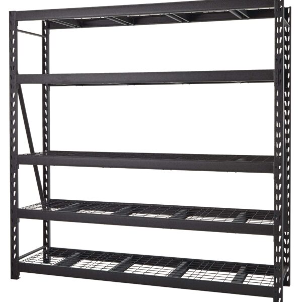 Unité de stockage/étagère robuste à 5 tablettes réglables MAXIMUM, 90 x 24 x 90 po